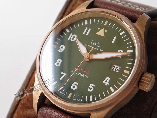 萬國最高複刻手錶 IWC青銅馬克噴火戰機腕表 IWC男表  gjs2121